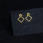 Load image into Gallery viewer, Glamorous Square Stud Earrings