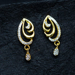 Load image into Gallery viewer, Timeless Grace Dual-Tone Drop Earrings