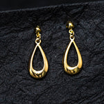 Load image into Gallery viewer, Delicate Oval Drop Earrings
