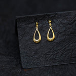 Load image into Gallery viewer, Delicate Oval Drop Earrings