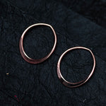 Load image into Gallery viewer, Chic Rose Gold Hoops