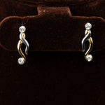 Load image into Gallery viewer, Bold Crystal Curves Necklace Set