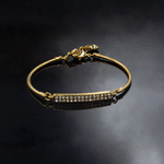 Load image into Gallery viewer, Sleek and Chic Crystal Cuff Bracelet