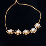 Load image into Gallery viewer, Pearlescent Blossoms Bracelet