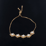 Load image into Gallery viewer, Pearlescent Blossoms Bracelet