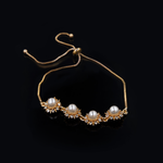 Load image into Gallery viewer, Enchanted Floral Pearl Bracelet