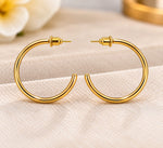 Load image into Gallery viewer, Ring-Shaped Gold Earrings