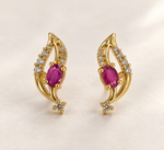 Load image into Gallery viewer, Crystal Res Stone Earrings