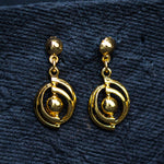 Load image into Gallery viewer, Timeless Circles Drop Earrings
