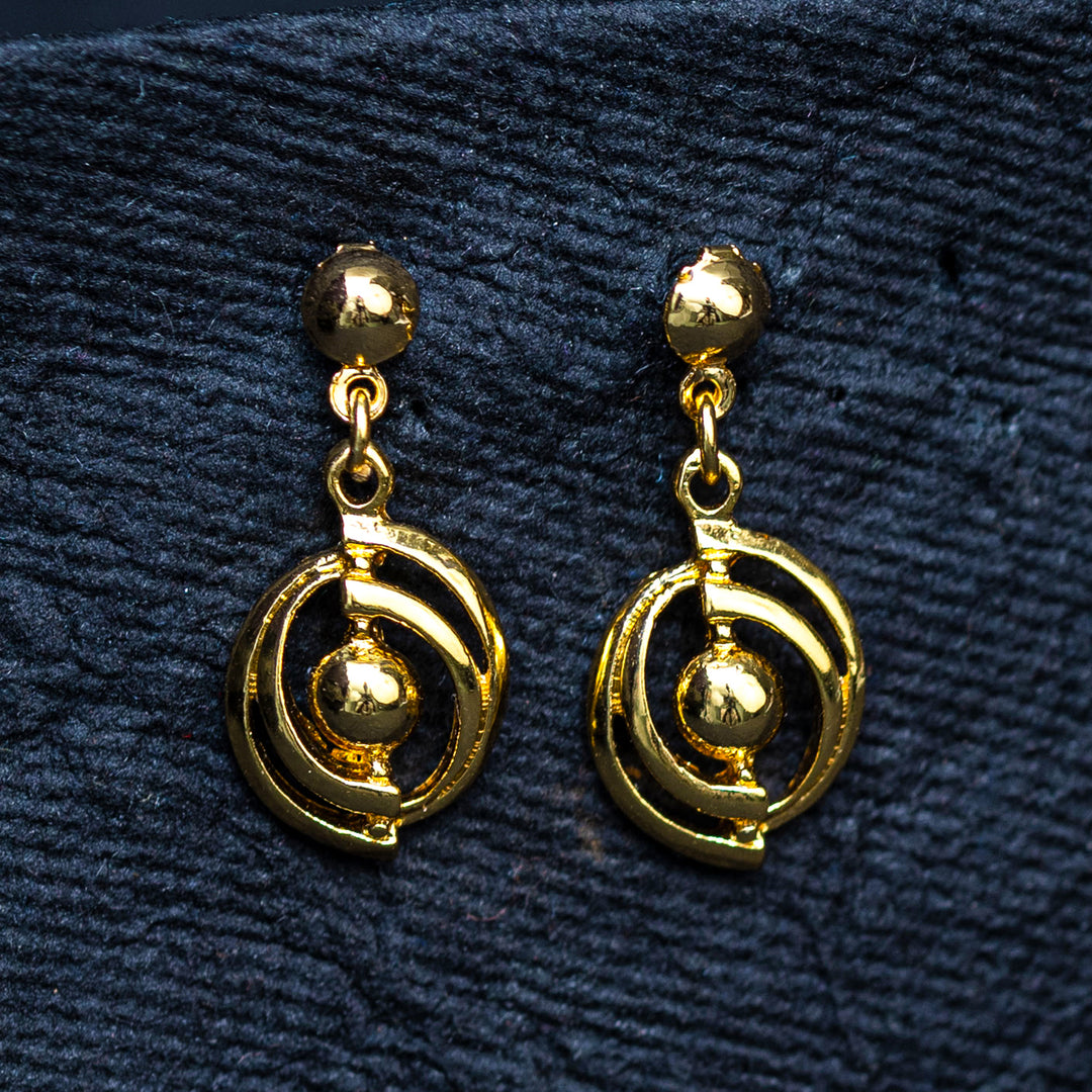 Timeless Circles Drop Earrings