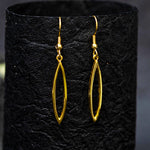 Load image into Gallery viewer, Contemporary Plank Dangle Earrings
