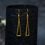 Load image into Gallery viewer, Triangle Dangle Earrings
