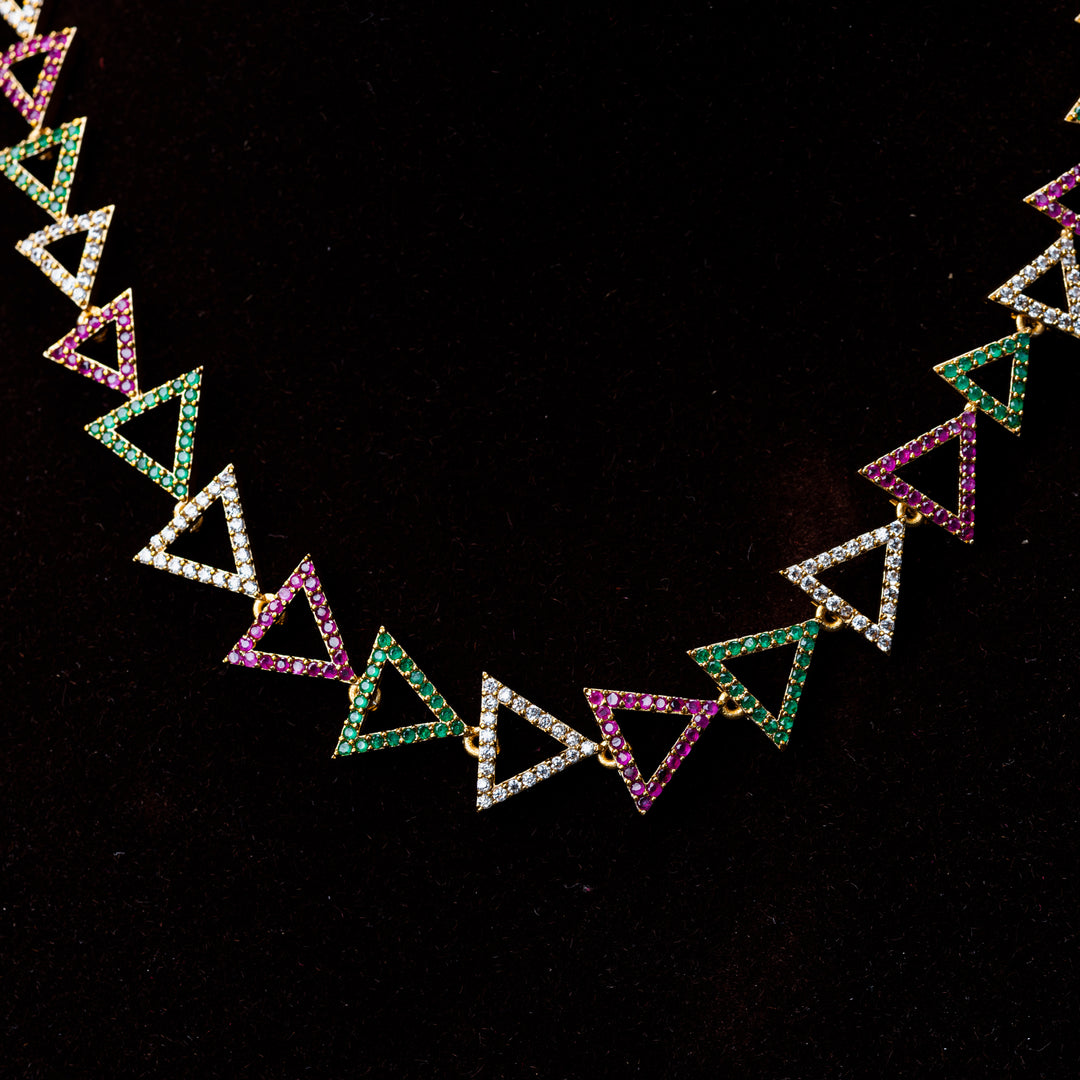 Pastel Prism Necklace Set