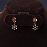 Load image into Gallery viewer, The Navarathna Flower Necklace Set
