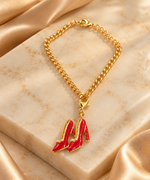 Load image into Gallery viewer, Red High Heel Charm Bracelets
