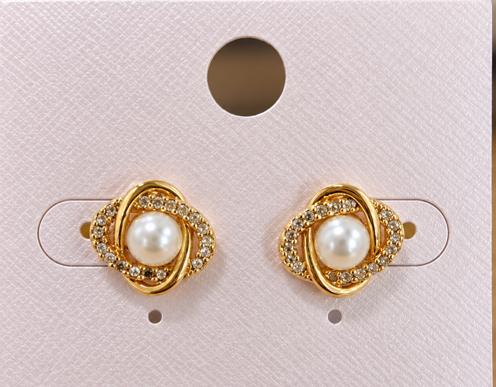 Hoop Pearl Earrings