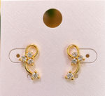 Load image into Gallery viewer, Gold Stone Earrings
