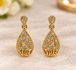 Load image into Gallery viewer, Gold Plated Elegant Drop Earrings