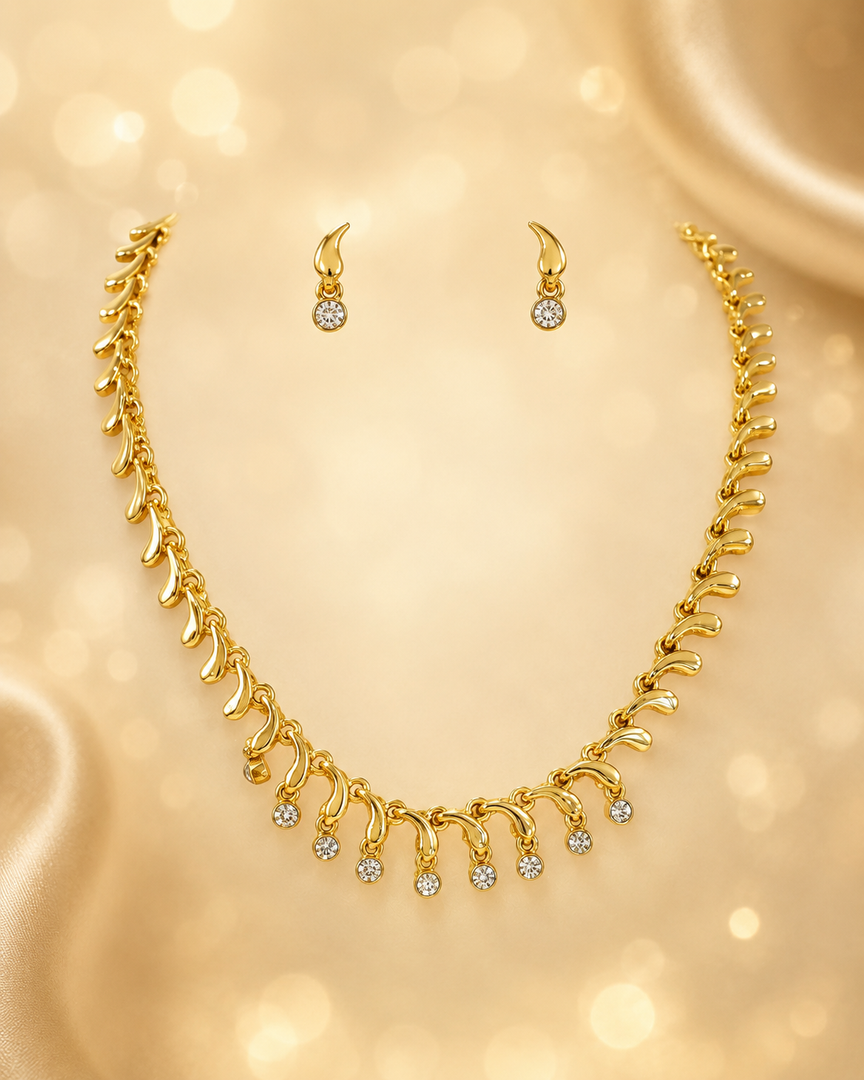 Gold Plated Stone Jewellery