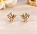 Load image into Gallery viewer, Elegant Crystal Stone Gold-Plated Earrings